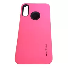 Forro Antichoque Compatible Con Motorola E6 Plus Fucsia