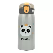 Garrafa Térmica 350ml Escolar Infantil Suco Agua Animais Cor Panda