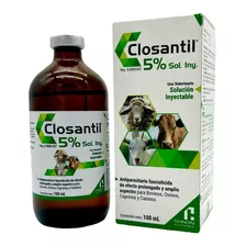 Desparasitante Closantil 5% Inyectable Animales 100 Ml