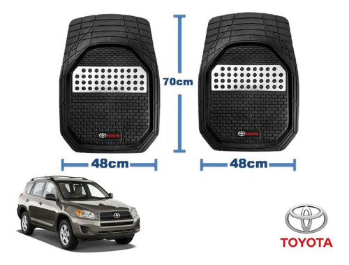 Tapetes 3d Logo Toyota + Cubre Volante Rav4 2006 A 2011 2012 Foto 4