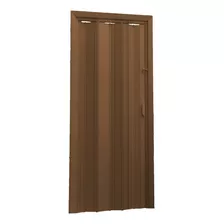 Porta Sanfonada Pvc Multilit 2,10cmx0,84cm Mogno Cor Marrom