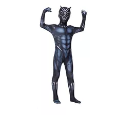 Disfraz De Black Panther Suit Cosplay De Superhéroes Para Fi