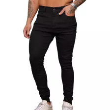 Calça Jeans Masculina Skinny C/ Lycra Justa Na Perna Premium