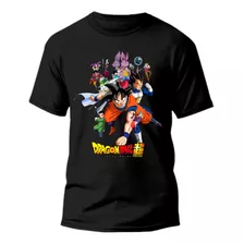 Camiseta Básica Dragon Ball Infantil Camisa 100% Algodão