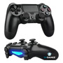 Controle Sem Fio Manete Bluetooth Joystick Para Ps4 Tv Smart Samsung Pc Vídeo Game Celular Com P2 Sngames Preto