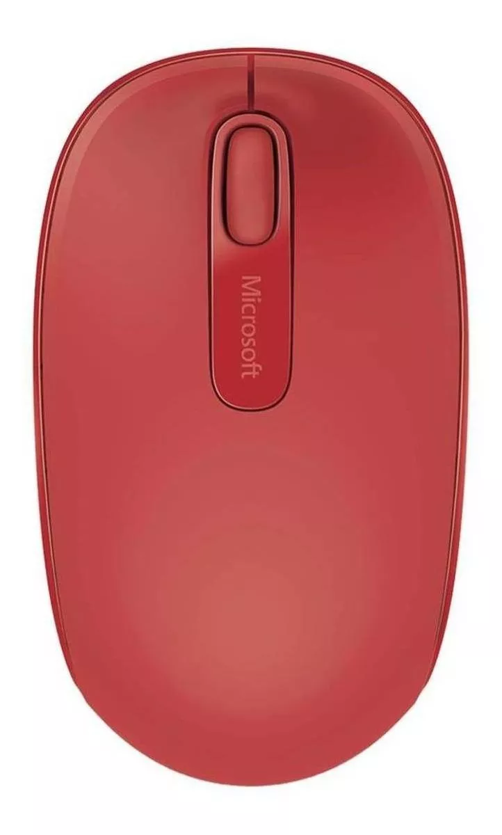 Mouse Sem Fio Microsoft  Wireless Mobile 1850 Vermelho