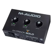 Interfaz Audio M-audio M-track Solo Usb Estudio