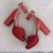 Sandalias Con Pulsera Y Plataforma De Cuero Vacuno 100%