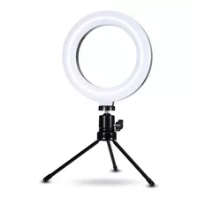 Iluminador Led Circular 6 Bicolor Ring Light Usb/ Mini Tripé