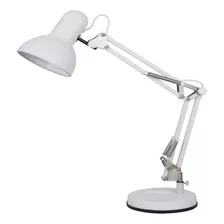 Luminaria Pixar Articulada Abajur De Mesa Garra E Base Cor Da Cúpula Branco Cor Da Estrutura Branco