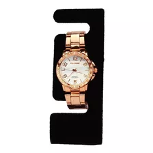 Relógio Feminino Barato Pulseira Aço Original Prova D'água 