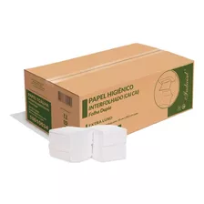 Papel Higiênico Interfolhado Folha Dupla C/ 8000 Fls