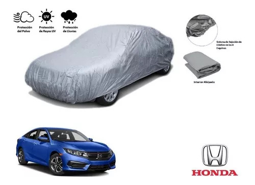 Cubierta Antigranizo Afelpada Para Auto Honda Civic 2019 Foto 2