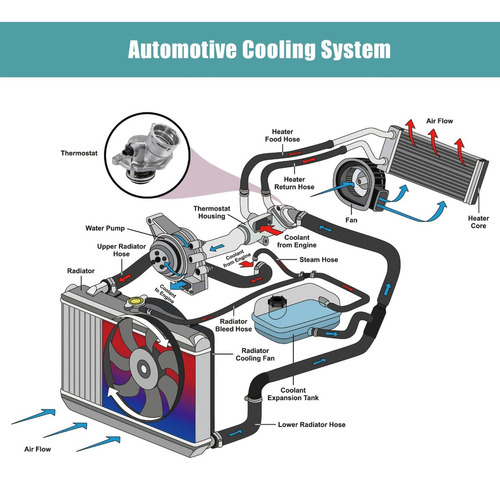 Termostato Para Mercedes-benz C250, C280, C300 Ml350 Y Ms Foto 3