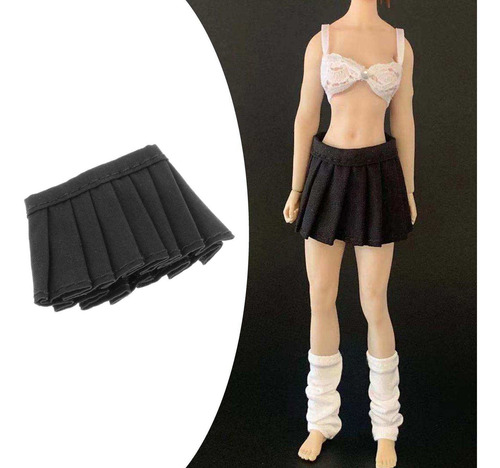 112 Scale Girl Cuerpo Plisada Ropa De Verano Mini Vestido 