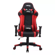 Sillon Gamer Soul Profesional Silla Gaming Ergonomica Roja