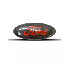 Emblema Grade Ford F250 F350 F4000 Preto Com Vermelho 07-12
