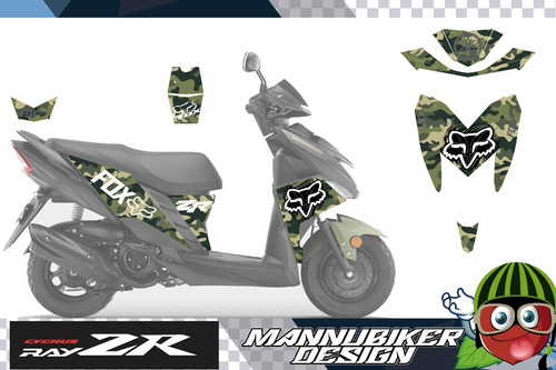 Ray Zr Yamaha Stickers Vinil Calcas Laminado Holografico Foto 3