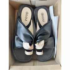 Sandalias Negras Omm Talle 40