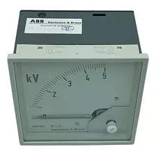 Voltímetro Abb 96x96 0/5kv 4.2kv/120vac