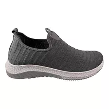 Zapatilla Ecocuero Zaz03 Gris