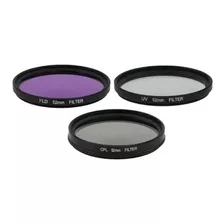 Kit De Filtro Para Fotografia Uv- Fld- Cpl