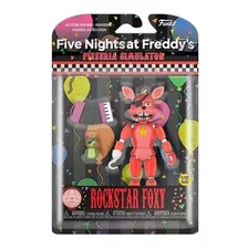 Boneco Rockstar Foxy Five Nights At Freddy's Funko Glow