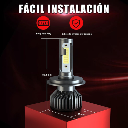 For Seat Cordoba 01-09 Kit De Faros Led De Haz Alto/bajo Foto 7