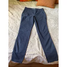 Pantalon Old Navy Hombre Skinny Talle 2/38 Gabardina Elas