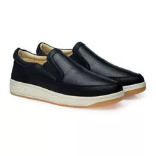 Sapatênis Doctor Shoes Sneaker Couro 2409 Preto