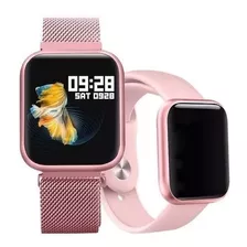 Relógio Smartwatch P70 + Brinde - Preto Ou Rosa.