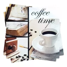 20 Guardanapos De Papel Coffee Time Café Folha Tripla