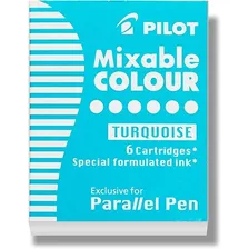 Cartridges Pluma Caligrafia Pilot Parallel Color Turquesa