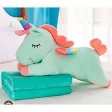 Almohadon Peluche Con Manta Novedoso