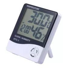 Termohigrometro Digital Reloj Sonda Temperatura Humedad 