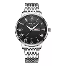 Nibosi Relojes Para Hombre Reloj De Pulsera De Acero Inoxida