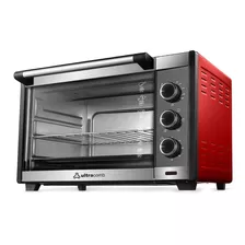 Horno De Mesa Eléctrico Ultracomb Uc-45cn 45l Negro/rojo 220v-240v