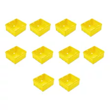 Ml Kit 10 Caixas Embutir Amarela 4x4 - Tramontina Cor Amarelo