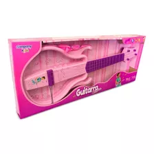 Guitarra Infantil Brinquedo Eletrônica C/ Touch, Neon E Som