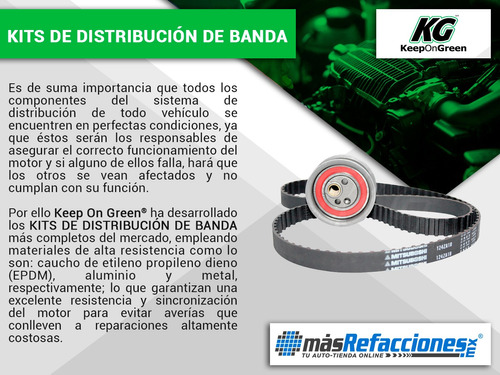 Kit Distribucin Banda Mazda B2500 L4 2.5l 98-01 Foto 7