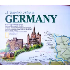 Mapa Nat Geo Germany Alemania Ingles Set 1991 Europa Berlin