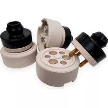 Kit 4 Tomada E Plug Macho 30a 380v Industrial Porcelana 2p T