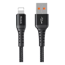 Cable De Carga Y Datos Usb A - Lightning 1m Ca-2261 Negro