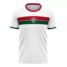 Camiseta Fluminense Stencil Masculina - Branco