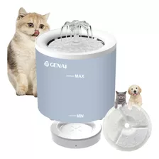 Bebedouro Fonte De Agua Gato Cão Com Filtro Carga Sem Fio