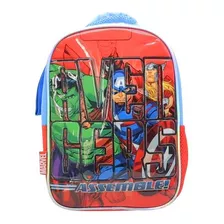 Mochila Avengers Assemble Marvel Escolar Super Héroes Kanata