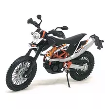 Miniatura Moto Ktm 690 Enduro R Preta Welly 1/18