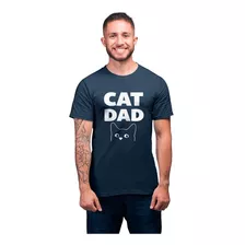 Camiseta Masculina Pai De Gato Camisa Pet 