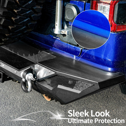 Offroad Rear Bumper W/ Tire Carrier For 2018-2022 Jeep Wr S4 Foto 6