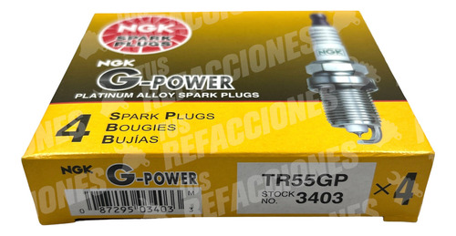 6 Bujas Platino Ngk Chevrolet Malibu 2004 3.5l Foto 3